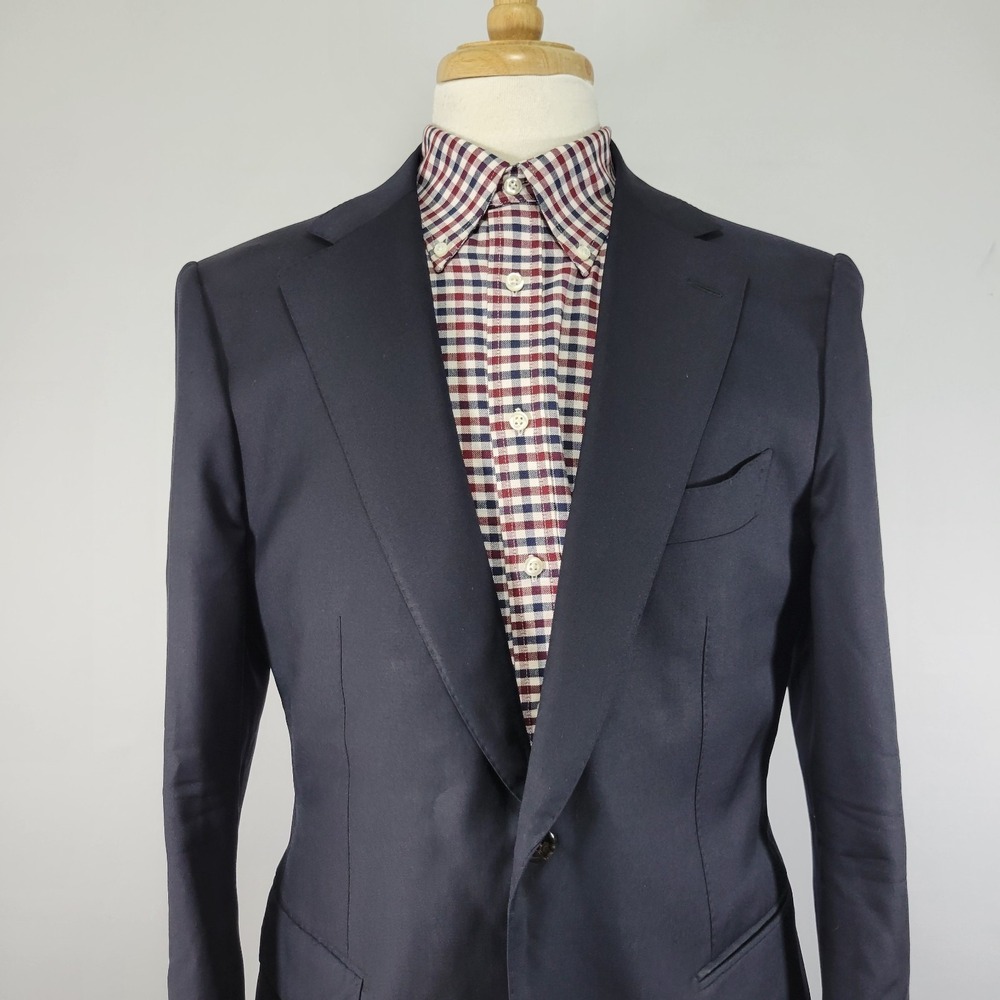 Suitsupply Lazio Int Men's Sport Coat Blazer Surgeon Cuff Deep Navy Vitale 44S - Picture 6 of 16